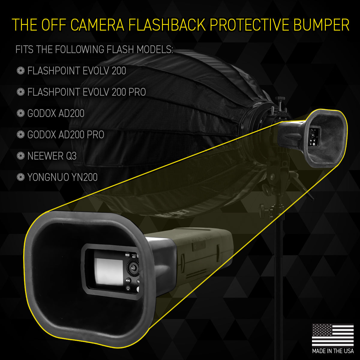 Flashback Protective Bumper for Off Camera Flash